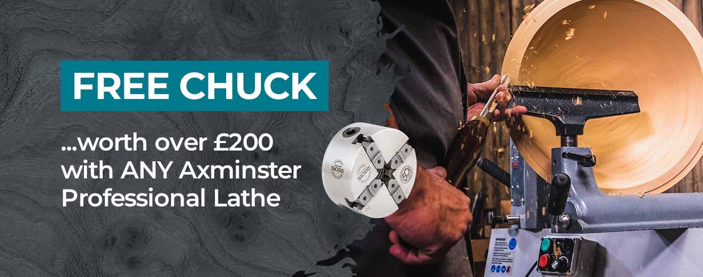 Axmister Professional Lathes - Free Chuck