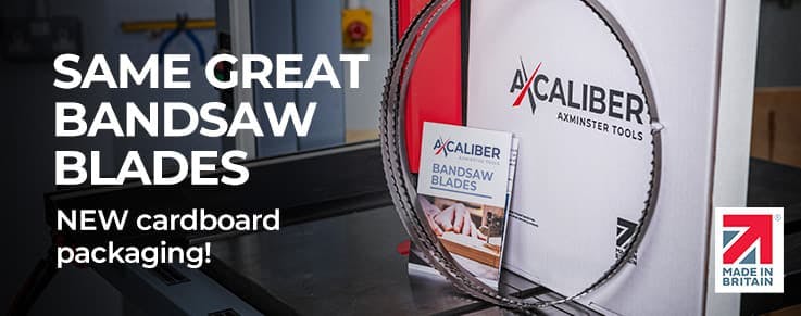 Axcaliber Bandsaw Blades New Packaging