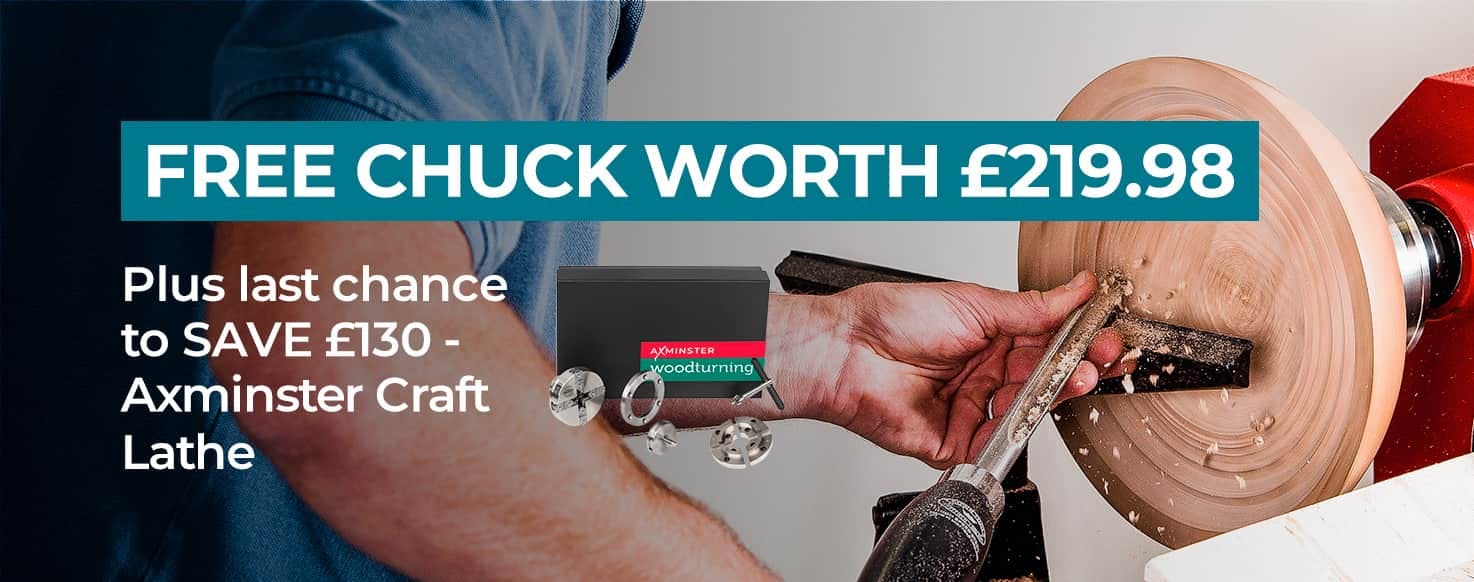 SAVE £130 plus Free Chuck package worth ££219.98