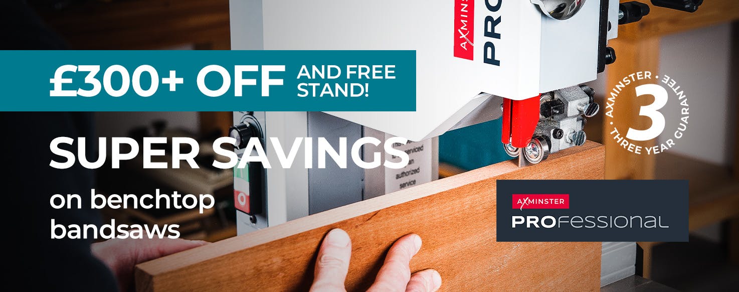 Professional bandsaws - £300 off and free stand