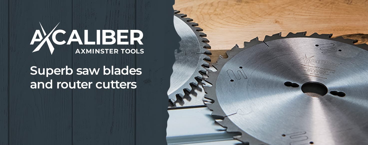 Axcaliber saw blades and router cutters