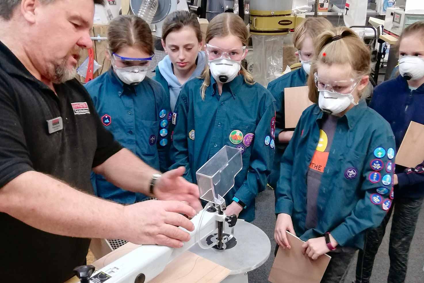 Scroll saw session