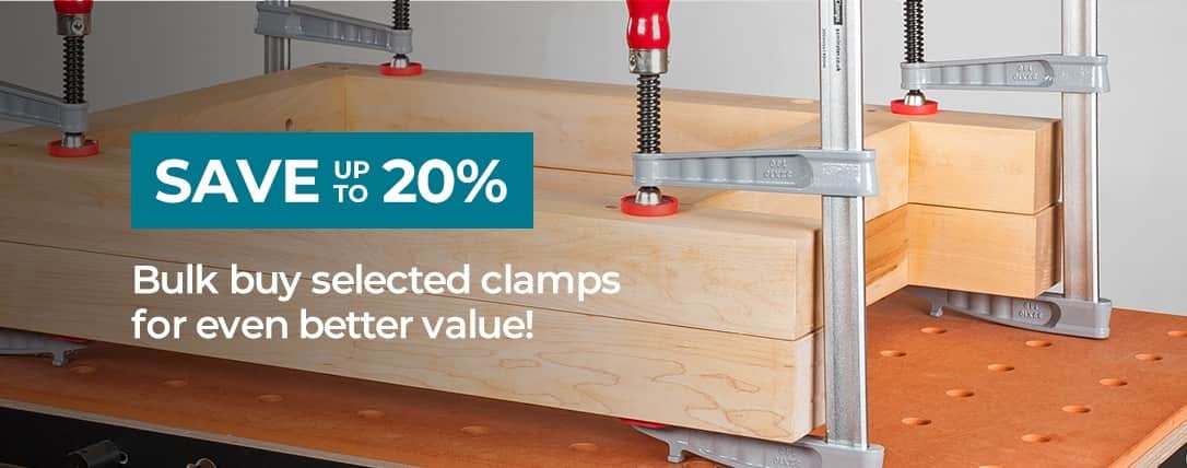 Bulk buy clamps, save up to 20%