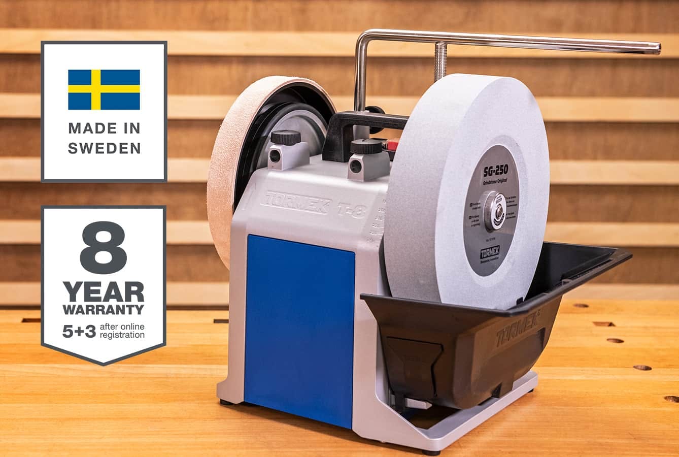 Made in Sweden - 8 Year Warranty