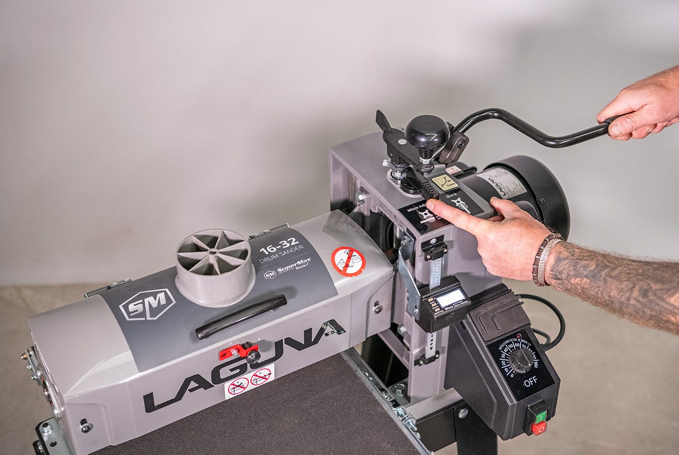 Patented quick adjust lever