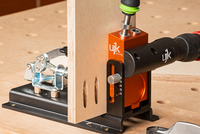 UJK Pocket Hole Jig Complete Kit Axminster Tools