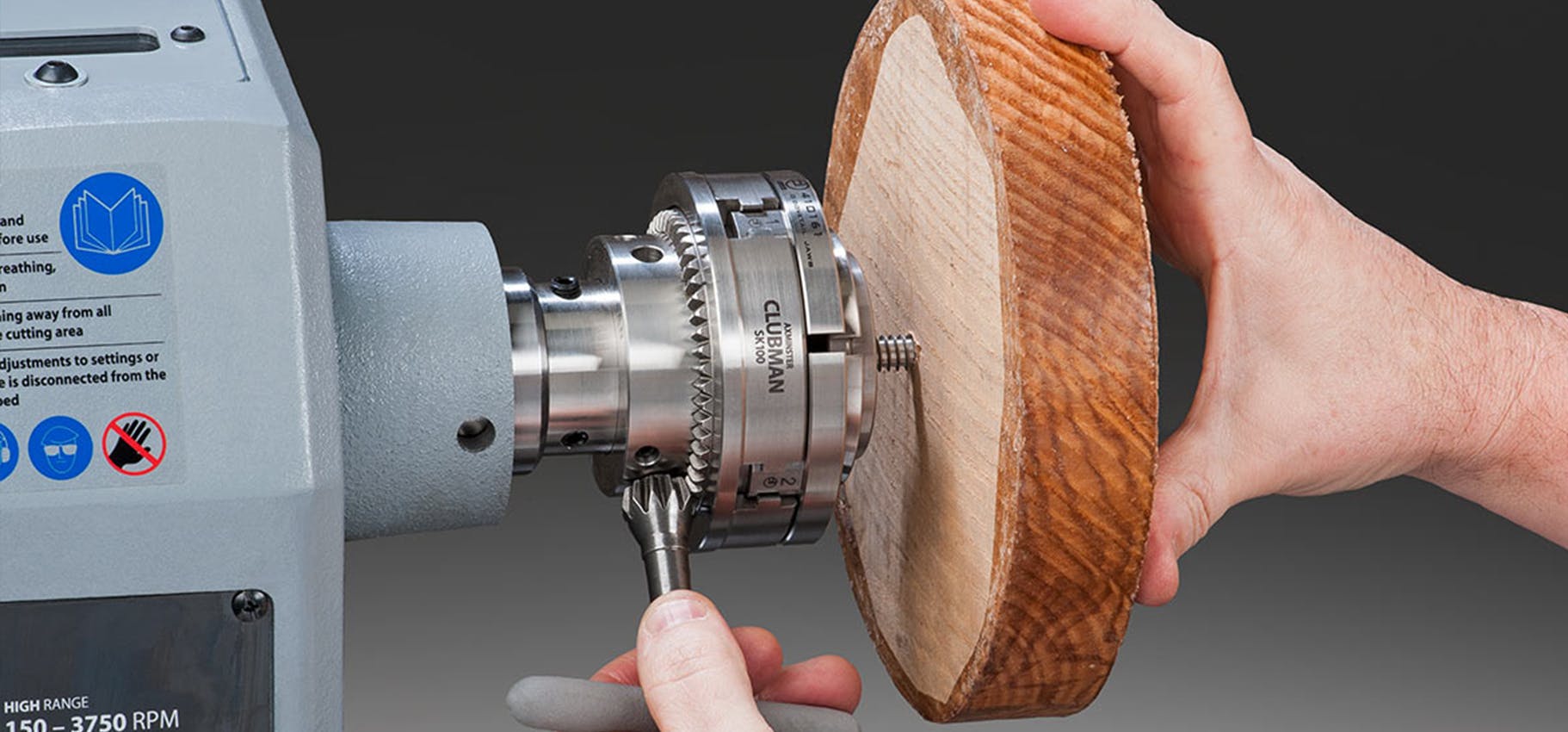 Axminster Clubman SK80 Woodturning Chuck Package