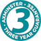Axminster 3 Year Guarantee