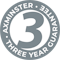 Axminster 3 Year Guarantee