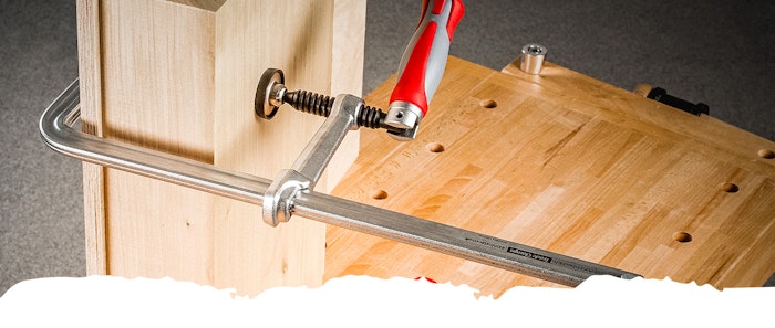 Axminster Professional Clamps come with a Lifetime Guarantee